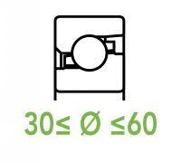 But&eacute;es &agrave; billes 30 &agrave; 60