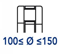 But&eacute;e &agrave; rouleaux 100 &agrave; 150
