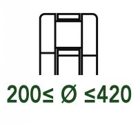But&eacute;e &agrave; rouleaux 200 &agrave; 420