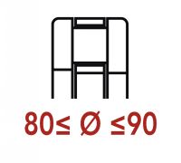 But&eacute;e &agrave; rouleaux 80 &agrave; 90