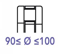 But&eacute;e &agrave; rouleaux 90 &agrave; 100