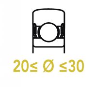 Galets de came 20 &agrave; 30