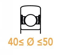 Galets de came 40 &agrave; 50