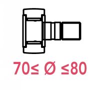 Galets de came sur axe 70 &agrave; 80