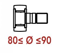 Galets de came sur axe 80 &agrave; 90