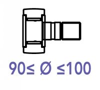 Galets de came sur axe 90 &agrave; 100