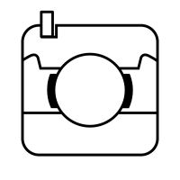 Symbole roulement rigide à billes avec rainure N et segment