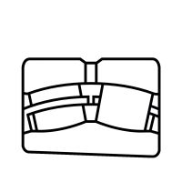 Symbole roulement à rotule sur rouleaux, exécution CC/W33 - alésage conique (K)