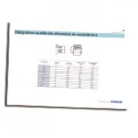 DÉSIGNATIONS USUELLES DES DIMENSIONS DE RACCORDEMENT DÉSIGNATIONS USUELLES DES DIMENSIONS DE RACCORDEMENT