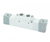 Electrodistributeur 5/3 centre pression à commande pneumatique