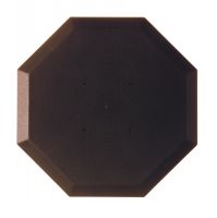 Socle octogonal noir