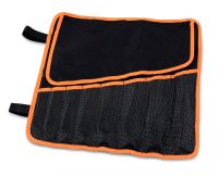Set of combination wrenches with thin open ends, in wallet (Photo #2)