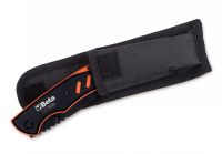 Anodized aluminum stainless switchblade knife with sheath (Photo #3)