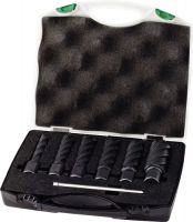 Coffret de fraises à carotter HSS-EX nitruré profondeur de coupe 55 mm