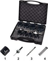 Jeu de scies cloches Bi-m&eacute;tal Co T45-69-111-1201