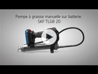 POMPE À GRAISSE SUR BATTERIE SKF TLGB20