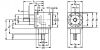 Réducteurs à engrenage conique miniature rapport 1:1 - Plan