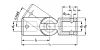 Joint de cardan à rotule - Plan