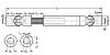 Joint de cardan à rotule - Plan