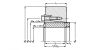 Frette extérieure type HSD série standard - Plan