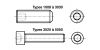 Vis de rechange pour moyeux amovibles type Taper Lock®