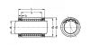 Douille à billes massive acier inoxydable - Plan