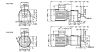 Motoréducteur engrenages cylindriques CB - Plan CB3033