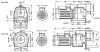 Motoréducteur engrenages cylindriques CB - Plan CB3333