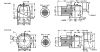 Motoréducteur engrenages cylindriques CB - Plan CB3633