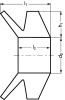 Joint V-ring profil S pour arbre tournant - Plan
