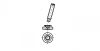 Grub screws din 6332 with thrust point, type s, stainless steel en acier inoxydable (Schema #2)