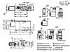 Distributeur compact en ligne 3/2 NF - Plan