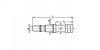 Embout coupleur ISO C aluminium pour tuyau - Plan