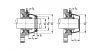 Couvercle de protection fermé tout inox J4-555 - Plan