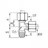 Té en bout mâle BSP conique - LEGRIS 0103 - Plan