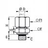 Piquage droit mâle BSP cylindrique joint acier zinc NBR - LEGRIS 010A - Plan