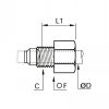 Vis mâle métrique pour bague d'étanchéité laiton - LEGRIS 0112 - Plan