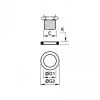 Joint cuivre pour filetage - LEGRIS 0138 - Plan