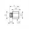 Grossisseur mâle/femelle cylindrique - LEGRIS 0179 - Plan