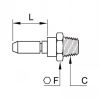 Embout mâle sans obturation, BSP conique - LEGRIS 0184 - Plan