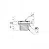 Bouchon laiton à 6 pans mâle BSP cylindrique/métrique - LEGRIS 0200 - Plan