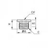 Bouchon laiton 6 pans creux collerette mâle cylindrique - LEGRIS 0202 - Plan