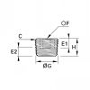 Bouchon laiton à 6 pans creux mâle BSP conique - LEGRIS 0205 - Plan