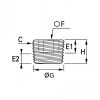 Bouchon inox à 6 pans creux mâle BSP conique - LEGRIS 0285 - Plan