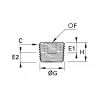 Bouchon laiton à 6 pans creux mâle NPT - LEGRIS 02A5 - Plan