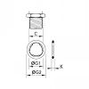 Rondelle-joint imperdable - LEGRIS 0602 - Plan