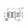 Vanne 3/2 à manchon coulissant femelle cylindrique - LEGRIS 0669 - Plan