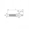 Embout à connexion LF3000 avec ressort de protection, profil ARO - LEGRIS 080A - Plan