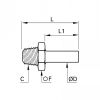 Adaptateur d'orientation mâle BSP conique - LEGRIS 1820 - Plan
