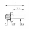 Adaptateur d'orientation mâle NPT - LEGRIS 18A0 - Plan